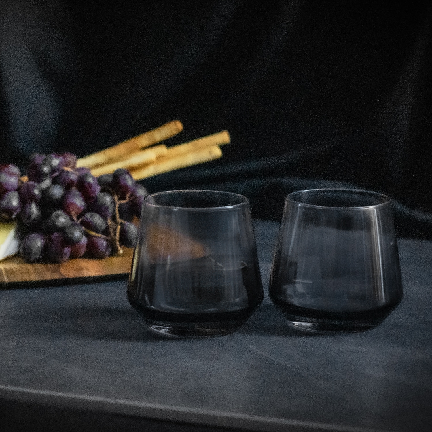 The Branding Business Feature Product. Create memorable brand experiences for your customers or clients with the Keepsake Dusk Whiskey Glass Set of 2.