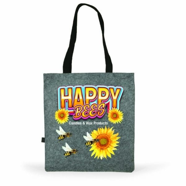 Montana RPET Felt Tote Bag - Image 2
